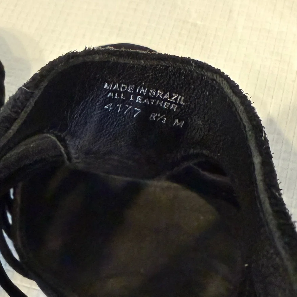 Tory Burch Black Heels Strappy Design ALL LEATHER Good Condition Offers Welcome - Picture 8 of 16